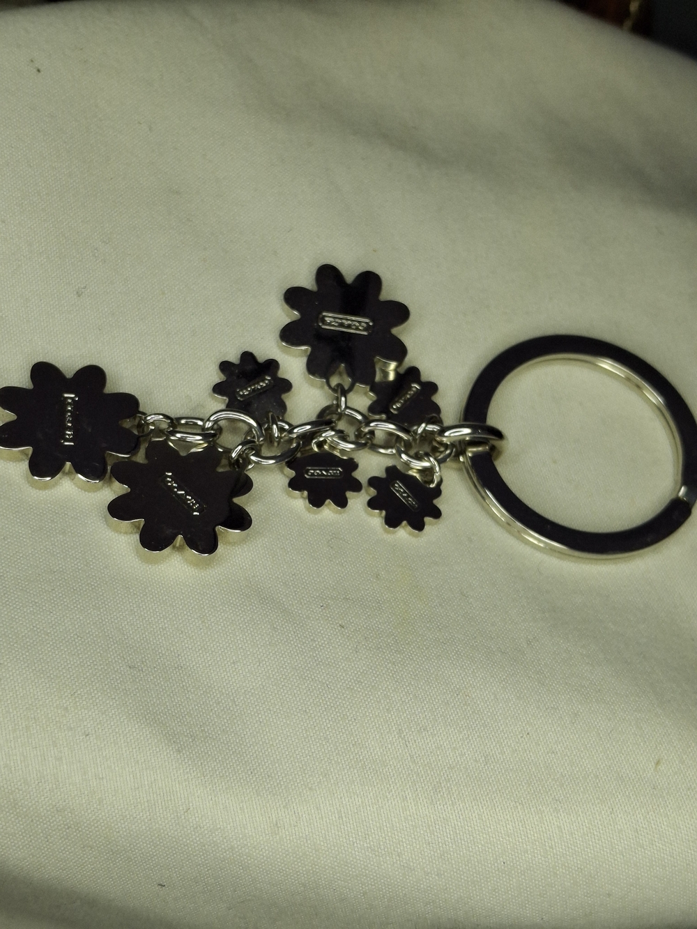 Coach Y2k (RARE)Multi-Color Daisy Cluster Bag Charm and Keychain. - Picture 2 of 3